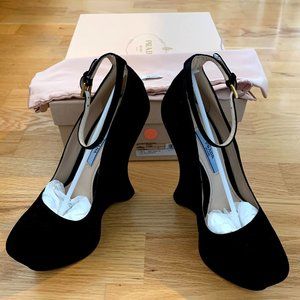 Prada Black Calzature Donna Mary Jane Pumps